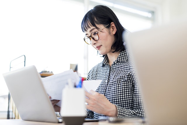 webデザイナーの女性