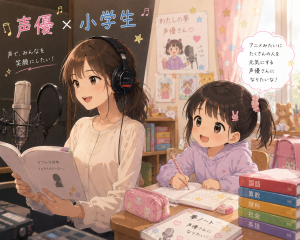 小学生から声優へ