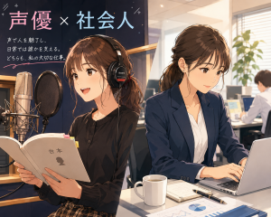 社会人から声優へ