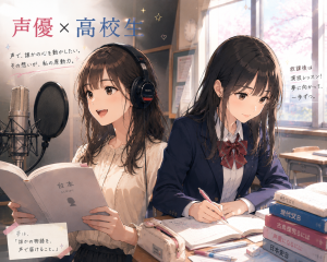 高校生から声優へ