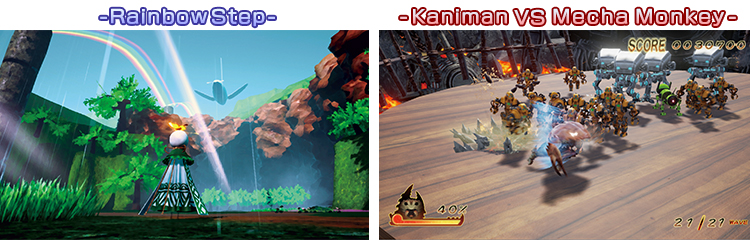 東京ゲームショウ2016 rainbow step , kaniman VS mecha monkey