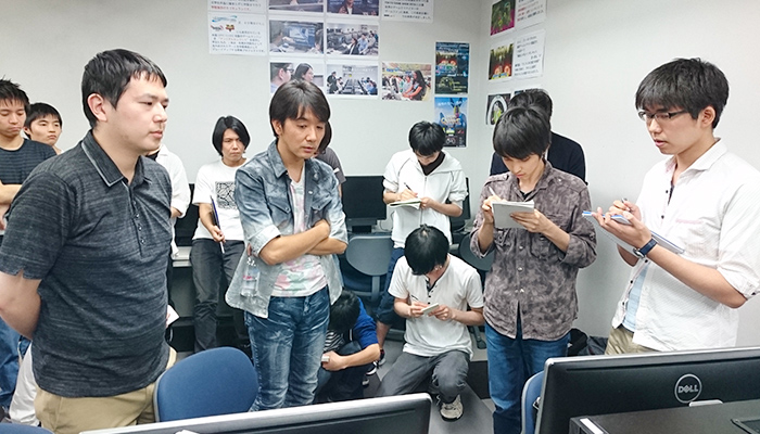 夏期共同制作作品にアドバイスを頂きました