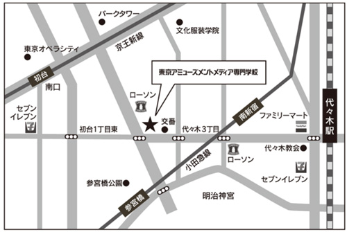所在地案内図